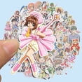 thumbnail image 3 of Anime Cardcaptor Sakura Card Captor Cosplay Kinomoto Sakura Disfraz de Cosplay Peluca Vestido Lolita Rosa Traje de Fiesta de Disfraces de Halloween, 3 of 5