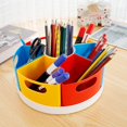 thumbnail image 1 of Rotating Storage Caddy 10/12inch 360° Rotatable Art Supply Organizer Creative Pen Crayon Storage Organizer Portable Marker Desk Organizer Makeup Craft Caddy Reusable for School, 1 of 11