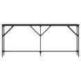 thumbnail image 2 of vidaXL Console Table Black 180x23x75 cm Engineered Wood, 2 of 5