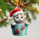 thumbnail image 3 of Adornos navideños, regalos navideños, adornos para árbol de Navidad, adornos navideños de acrílico 2D, colgantes para árbol de Navidad, fiestas, coches, decoración del hogar, adornos navideños de acrí, 3 of 5