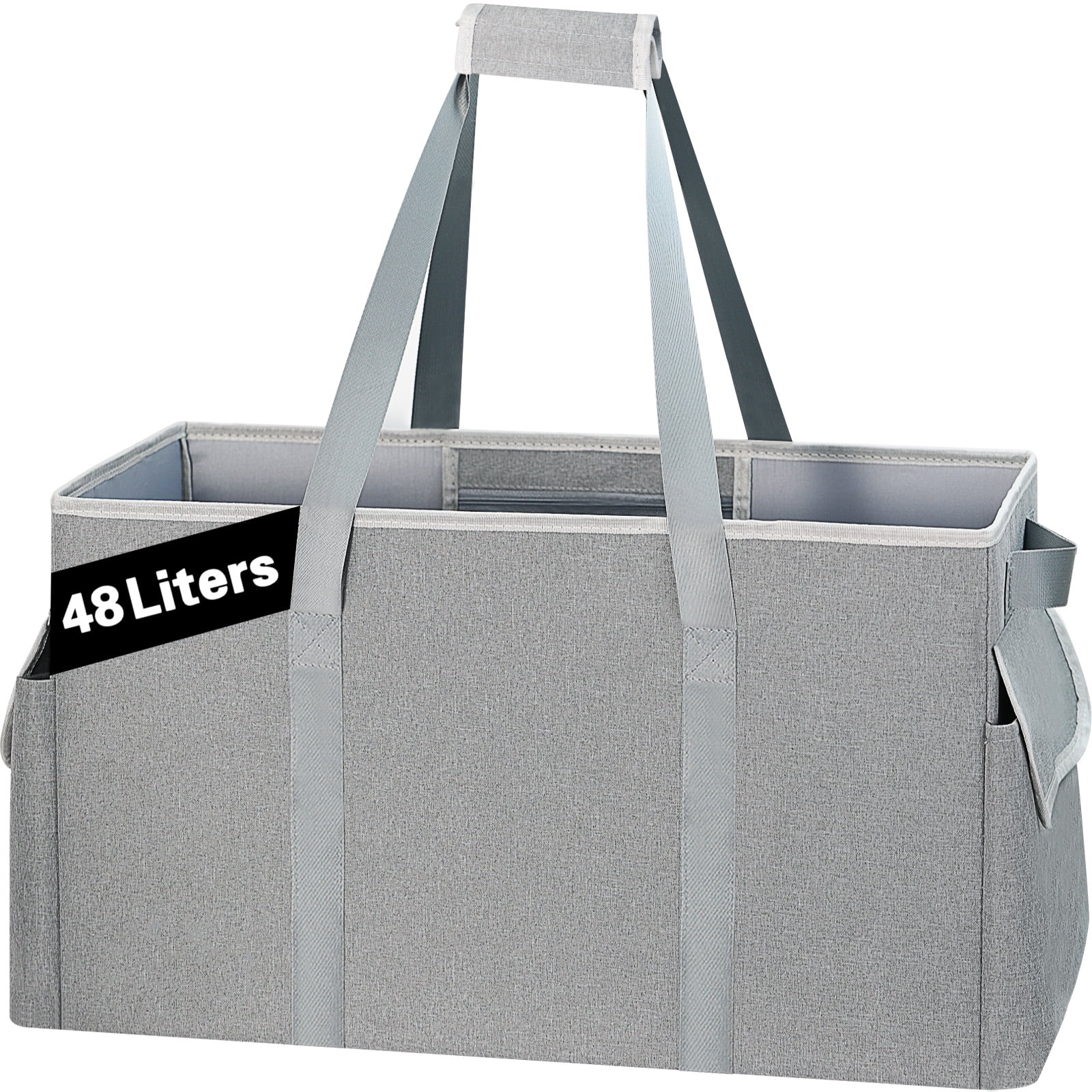 Reusable Grocery Cart Bag Set & Mesh Produce Bags Combo | 4 Trolley Bags + 9 Mesh Bags, Earth Tones