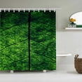 thumbnail image 1 of Nature Shower Curtain Non-perforated Curtain Green Leaf Fog Forest Lake Maple Leaf Shower Curtain With Hook 1.8M * 1.8M, 1 of 6