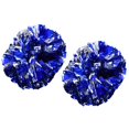 thumbnail image 2 of Qiilu 1 Pair Cheerleader Aerobics Pom Poms Pompoms for Dance Party School Sports Competition,Cheerleader Pim Poms, 2 of 6