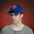 thumbnail image 5 of Captain America Shield Symbol Royal Blue New Era 39Thirty Fitted Hat-Small/Medium, 5 of 8