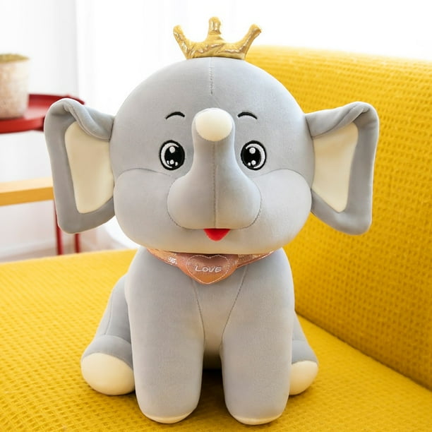 Almohada de elefante de peluche para ninos almohada Kawaii para dormir de 40 60cm lindo elefante regalo de cumpleanos Walmart en linea