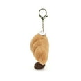 thumbnail image 2 of Jellycat Amuseables Croissant Bag Charm - Plush Pastry Keychain, Cute Collectible Accessory for Bags, Stylish Gift Little Surprises Gifts - Amuseables Croissant Bag Charm, 2 of 3