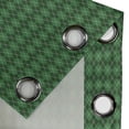 thumbnail image 4 of Ambesonne Irish Grommet Curtain, Vintage Argyle Tartan, 50" x 120", Green Dark Green White, 4 of 6