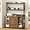Rustic Brown, variant on SEDETA File Cabinet, Filing Cabinet fits Legal/Letter/A4 Size, 2 Drawer Filing Cabinets for Home Office with Lock, Power Strip and Open Storage Shelves, Rustic Brown