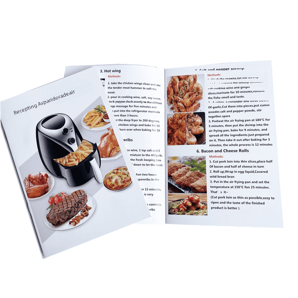 Fórmula de accesorios para freidoras de aire Fórmula de alimentos para freidoras de aire en múltiples versiones