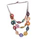 thumbnail image 5 of collares de cuentas de coco,Collar de conchas de puka con cuentas de madera de coco,Cadena de suéter con colgante de borla larga de varios elementos,Collar Cadena Gargantilla Elegante para, 5 of 9