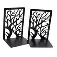 thumbnail image 3 of destyer 1 Pair Book Ends Book Shelf Holder Metal Bookends for Shelves Home Desk Style B, 3 of 9