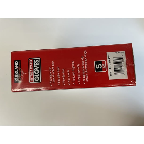 Kirkland Signature Small Disposable Medical Nitrile Exam Gloves
