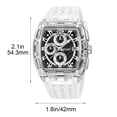 thumbnail image 3 of Reloj de negocios para hombre con manecillas luminosas – Reloj de pulsera cronógrafo de cuarzo resistente al agua para ocasiones formales y uso diario, reloj analógico clásico para la oficina y u, 3 of 6