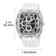 thumbnail image 3 of YiJuHui Men's Chronograph Watch Waterproof Business Casual Wristwatch with Luminous Hands, Quartz Movement, Stainless Steel Case Back, Silicone Strap for Daily Wear, Office, and Formal Occasions, 3 of 8