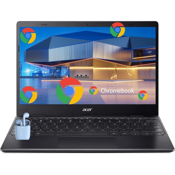 acer 311 Chromebook Laptop"withBluetooth headset for Student Business, Dual-Core Intel N4500 Processor, 11.6" HD Display, 4GB RAM, 64GB Storage, Webcam WiFi, Long Battery, Chrome OS- Black