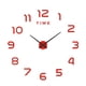 thumbnail image 1 of Reloj de pared Injueey con espejo Rojo, 1 of 6