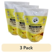 (3 pack) Magnolia Mixes Lemon Gluten-Free Pound Cake Mix, 14 oz Bag
