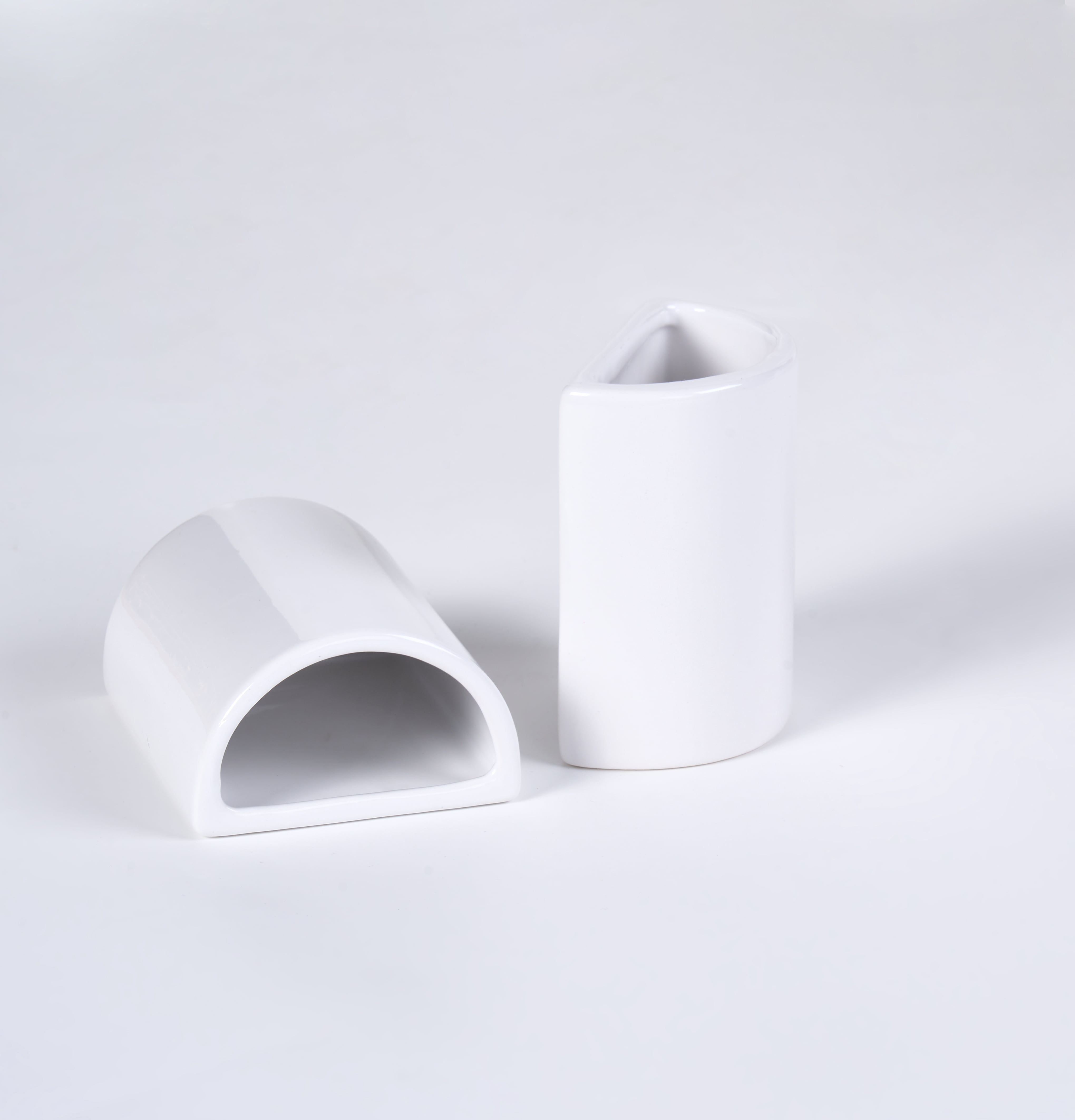 Urban Shop Storage Ceramic Bookends 2" L x 3.5" W x 4.5" H each