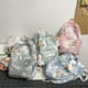 thumbnail image 3 of Vintage Canvas Schoolbag for Girls Gray/Green/Blue/Pink Multi-pocket Backpack for Female Teenage Girl Backpack, 3 of 5