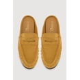 thumbnail image 4 of Women's Faux Suede Ruched Penny Loafer Mules, 4 of 6