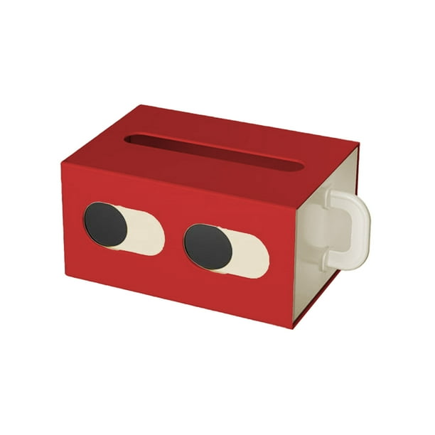 Cubierta de la Caja de Tejido Cubierta de la Caja de Tejido Rectangular Caja de Tejido de Estilo de Cajón de Expresión Creativa Adecuada para la Mesa de Vestir de la Oficina Del Coche