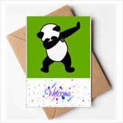 Panda Food Posture Welcome Back Greeting Cards Envelopes Blank