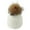 White, variant on Generic Kids Winter Hat Toddler Knitted Pom Beanie Hat Cotton Lined Faux Fur Pom Pom Cap Baby Girls Boys Beanies Winter Knit Baby Hat Twist Warm Beanie for Boys Girls