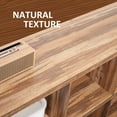 thumbnail image 3 of 8 Cube Storage Organizer Bookshelf, Industrial Horizontal Bookcase, Accent Cubby Shelf for Living Room, Home and Office, 63 Inches, 3 of 5