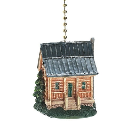 

Rustic Log Cabin Decorative Ceiling Fan Light Pull 3 Dimensional