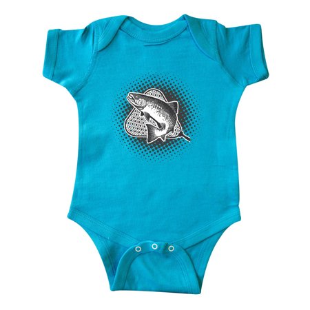 

Inktastic Trout Fisherman Fly Fishing Gift Baby Boy or Baby Girl Bodysuit