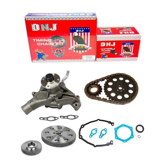 DNJ TK3126BWP Timing Chain Kit with Water Pump Fits Cars & Trucks 96-98 Chevrolet 4.3L V6 OHV