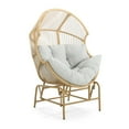 thumbnail image 2 of Outdoor Chair, Brown - Enjoy Sunshine Garden Chair Enhance Your Life, 2 of 6