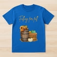thumbnail image 2 of Falling For Fall T-Shirt – Autumn Pumpkin & Hay Bale Theme – Seasonal Wear, 2 of 6