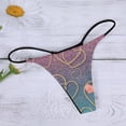 thumbnail image 2 of Gibobby Pantys para Mujer Tangas sexys para el día San Valentín para mujer Bragas con correas elásticas cintura （Rojo， M), 2 of 5
