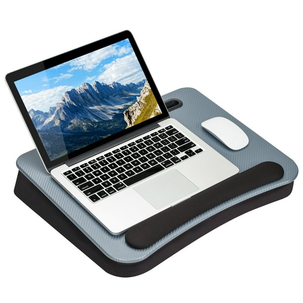 LapGear Smart e Pro Lap Desk for laptops and tablets Silver Carbon