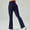 Navy, variant on Naittoop Womens Flare Yoga Pants V Waist Flared Leggings High Waisted Bootcut Workout Pants Belly Control