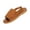 Light Brown, variant on IEMIEMIEM Women's Flat Sandals Open Toe Buckle Strap Soft Lightweight Footbed 2026 Summer Beach Walking Cushion Wedge Sandals Green 8.5 Wide