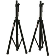 DJ Pa Speaker Universal Adjustable Height Tripod Stands & Nylon Carry Bag