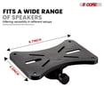 thumbnail image 6 of Adjustable Speaker Stand 31-54 Inch, Heavy Duty PA DJ Tripod Stand with 35mm Insert, 132lbs Capacity for Indoor Outdoor Use, 6 of 10