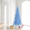 thumbnail image 4 of Vickerman 7.5' Sky Blue Fir Slim Artificial Christmas Tree, Unlit, 4 of 4