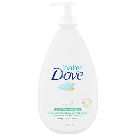 Baby Dove Sensitive Moisture Baby Lotion, 20 oz (Best Baby Wash And Lotion)