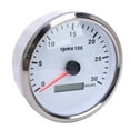 thumbnail image 1 of Boat Tachometer, 7 Color Backlight, 0-3000 RPM Gauge with Hour Meter, RV Truck Car Yacht, DC 9-32V, 1 of 7
