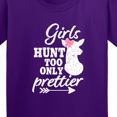 thumbnail image 4 of Inktastic Hunting Girls Hunt Too Only Prettier with Doe and Arrow Youth T-Shirt, 4 of 5