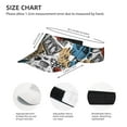 Adobk French Food Print Sunscreen Visor Hats for Women & Men, Sport