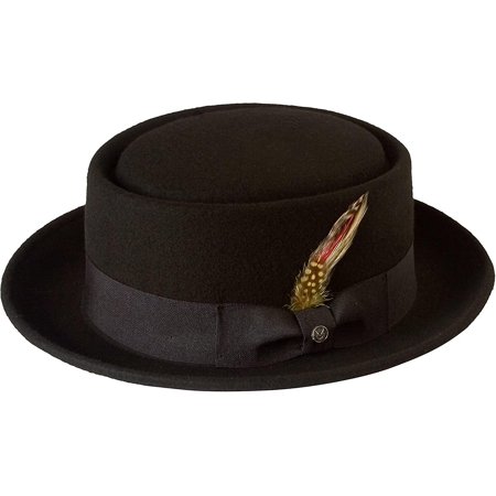 Black Pork Pie Hat Breaking Bad/heisenberg/walter White Style 100% Wool ...