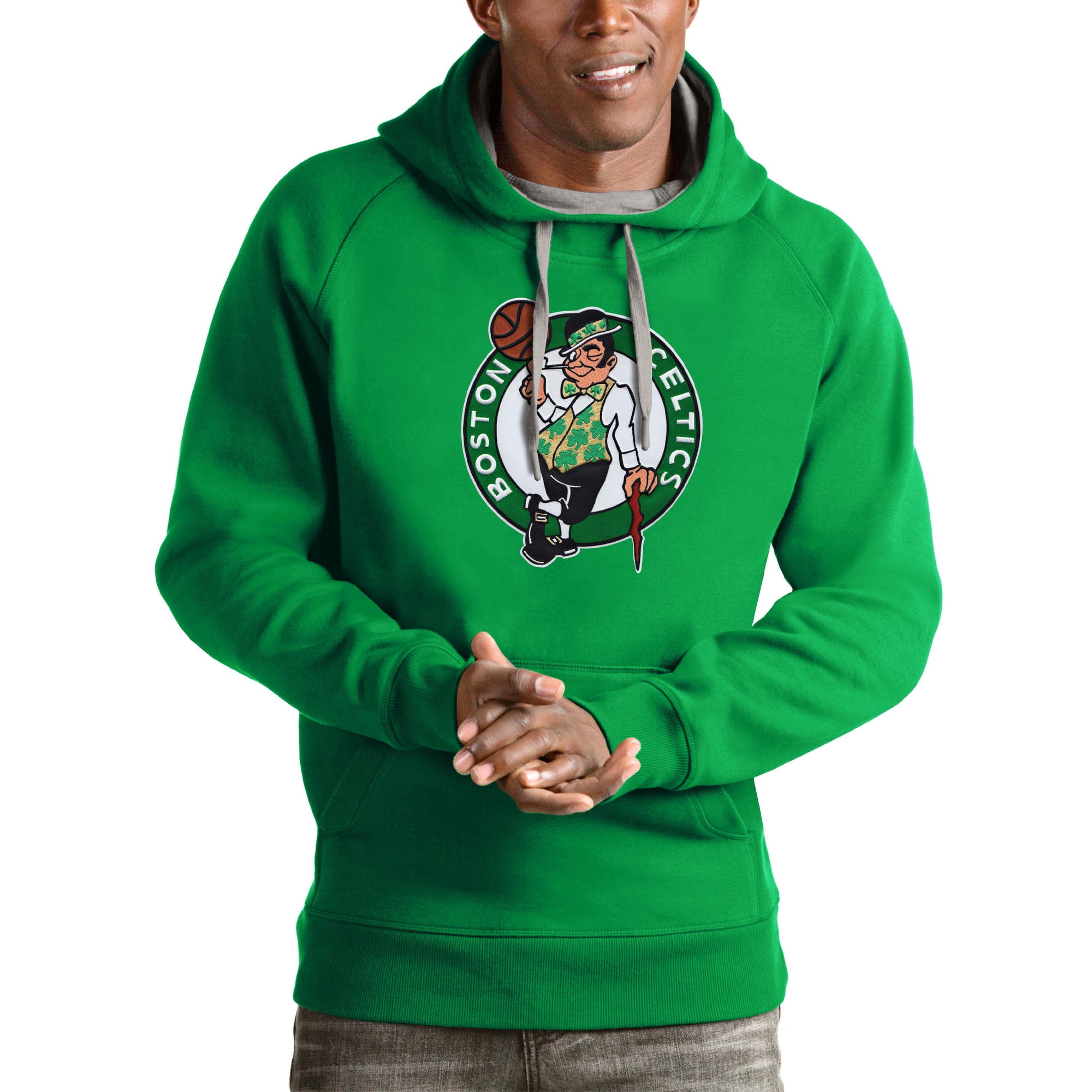 Men's NBA x Hyperfly Black Boston Celtics Katakana Pullover Hoodie