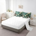 thumbnail image 5 of jejeloiu Kawaii Dinosaur Dino 7-Piece Twin Bedding Sets,Cartoon Animal Bedding Comforter Set,Green Leaves Sheet Sets For Boys,Luxury Bedroom Decor Reversible, 5 of 8