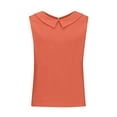 thumbnail image 4 of Womens Cotton Linen Tank Tops, Sleeveless Shirts for Women Casual Solid Color Lapel Crewneck Dressy Blouses, 4 of 4