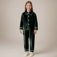 thumbnail image 6 of Gubotare Big Boys Pajamas Children's Basic Sleepwear Set - Printed Long Sleeve Pajamas Size 8-9 Years (Dark Green,8-9 Years), 6 of 9