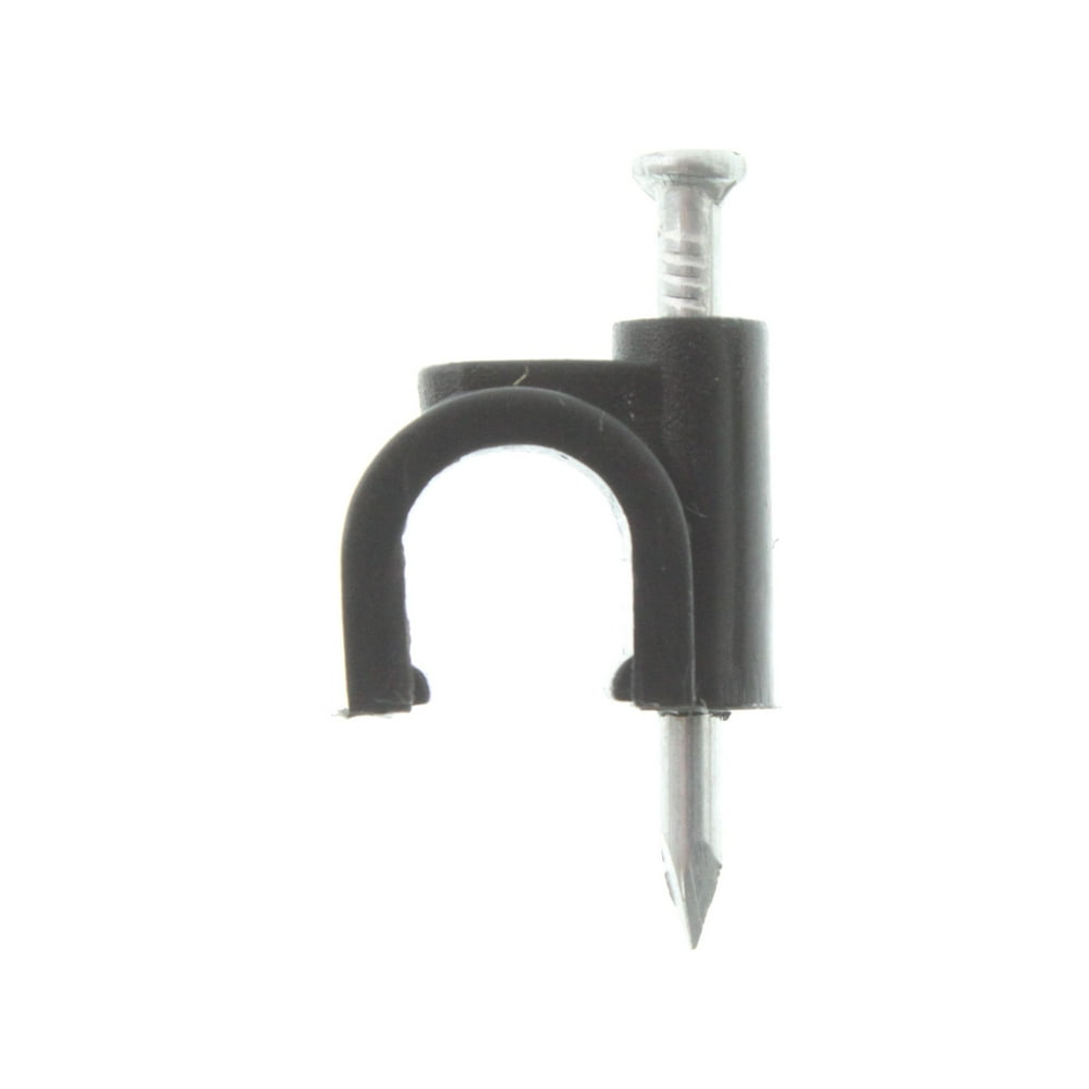 Leviton C5812 NailIn Video Coaxial Cable Fasteners Wall Clips (10 Pack